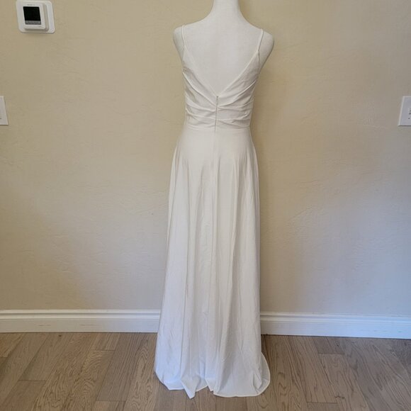 Lulus Choose Your Love White Sleeveless Maxi (Bridal), #1492696, Sz 4, $82 - Picture 4 of 9